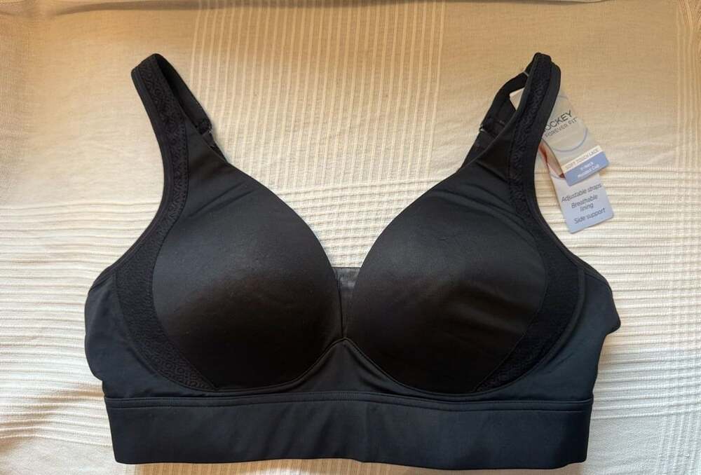 NWT Jockey Full Cover Contour Bra V-Neck Molded Cup size L